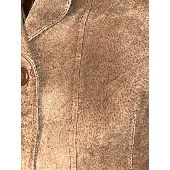 Hypo Active Women's Brown Leather Jacket Size S Needs Cleaning - Picture 8 of 10